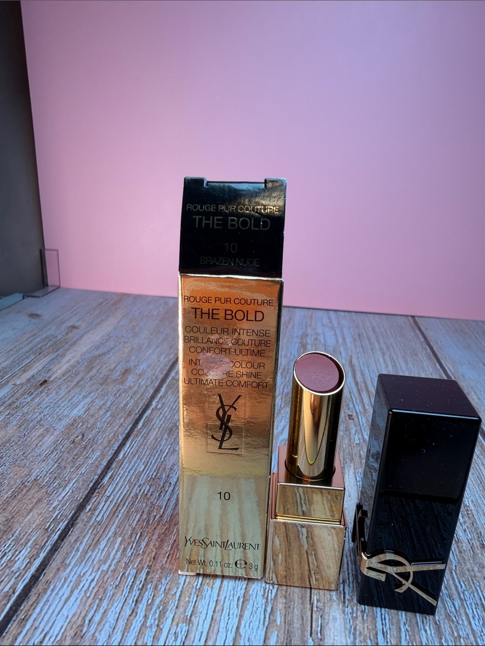 Yves Saint Laurent The Bold Lipstick — Brazen Nude (10)